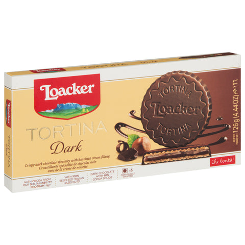 Loacker Dark Tortina 6 ea