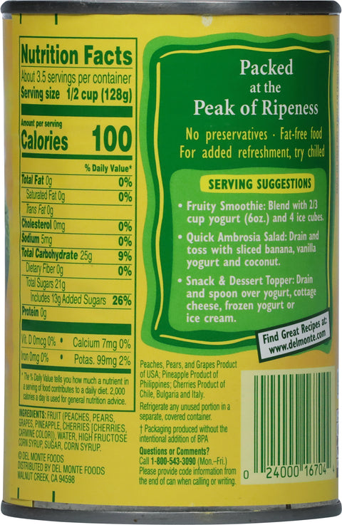 Del Monte Fruit Cocktail 15.25 OZ
