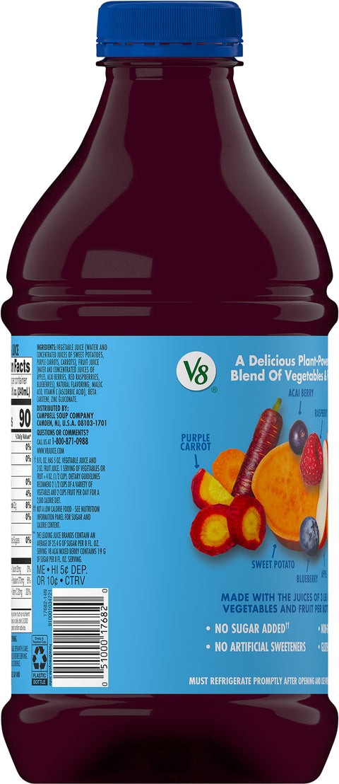 V8 100% Juice Fusion Acai Mixed Berry 46 FZ