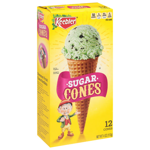 Keebler Sugar Ice Cream Cones 4 OZ
