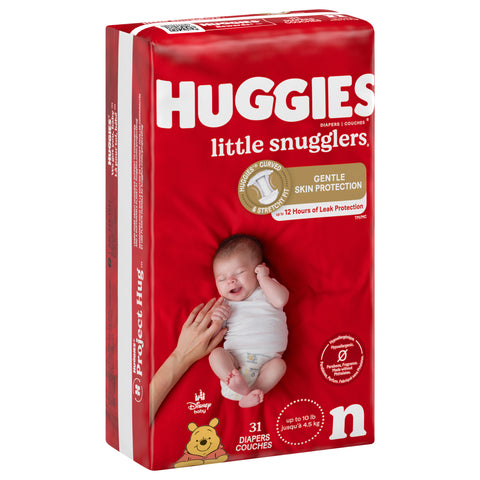 Huggies Little Snugglers Newborn Diapers 31 CT