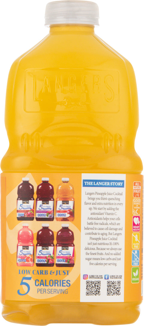 Langers Pineapple Juice Cocktail from Concentrate 64 fl oz