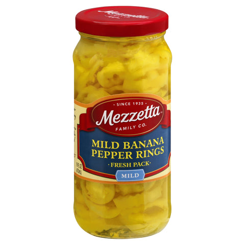 Mezzetta Deli-Sliced Mild Pepper Rings 16 FZ