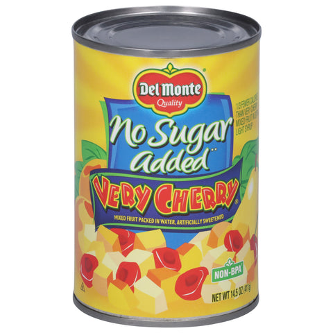 Del Monte Mixed Fruit No Sugar Added Very Cherry 14.5 OZ