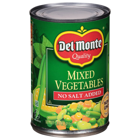 Del Monte No Salt Added Mixed Vegetables 14.5 oz