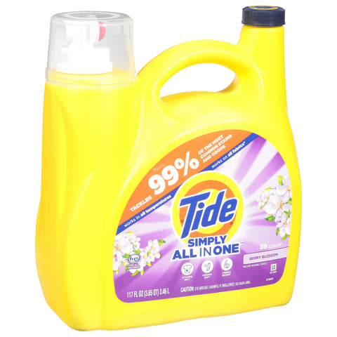 Tide Simply All in One Berry Blossom Detergent 117 fl oz