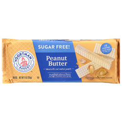 Voortman Bakery Sugar Free Wafers Peanut Butter - 9 OZ 12 Pack