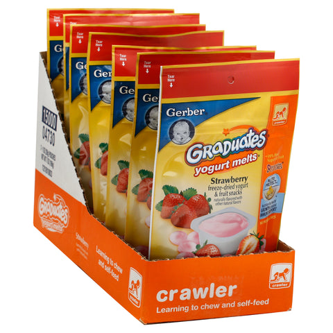 Gerber Graduates Yogurt Melts Strawberry 1 OZ