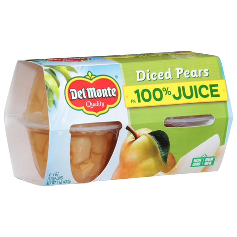 Del Monte Fruit Cups Diced Pears 16 OZ