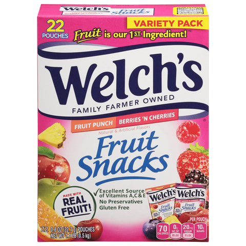 Welch's Fruit Punch Fruit Snacks 17.6 OZ