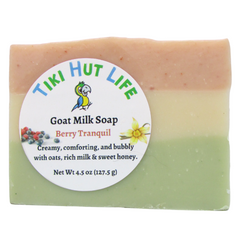 Tiki Hut Life Bar Soap Berry Tranquil - 4.5 OZ 6 Pack