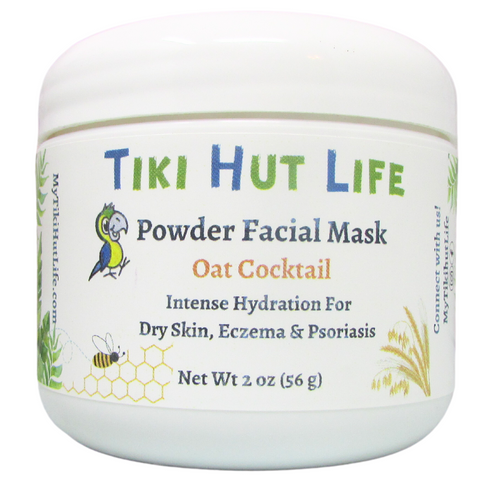Tiki Hut Life Powder Facial Mask Oat Cocktail - 2 OZ 6 Pack