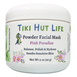Tiki Hut Life Powder Facial Mask Pink Paradise - 2 OZ 6 Pack