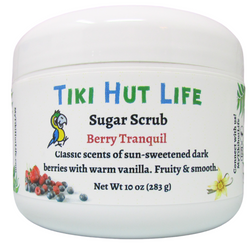 Tiki Hut Life Sugar Scrub Berry Tranquil - 10 OZ 6 Pack
