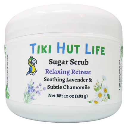 Tiki Hut Life Sugar Scrub Relaxing Retreat - 10 OZ 6 Pack