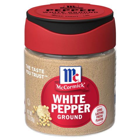 McCormick Seasoning White Pepper Ground - 1 OZ 6 Pack