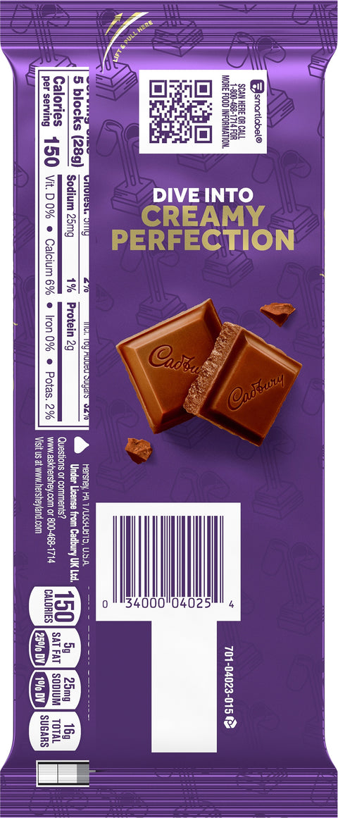 Cadbury Candy Bar King Dairy Milk 3.5 OZ