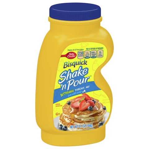 Betty Crocker Bisquick Pancake Mix Shake N Pour 5.1 OZ