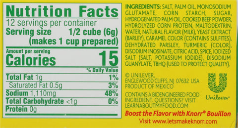 Knorr Beef Extra Large Bouillon Cubes 2.3 OZ