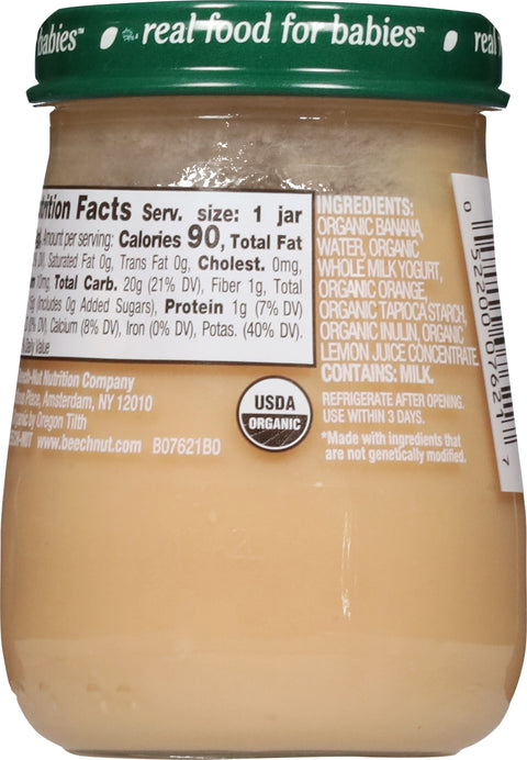 Beech-Nut Organics Stage 2 (6 Months+) Banana Orange 4 oz