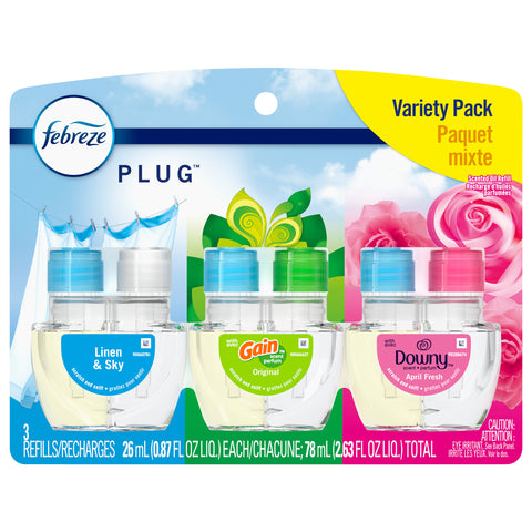 Febreze Plug Refill Variety Pack 2.63 FZ