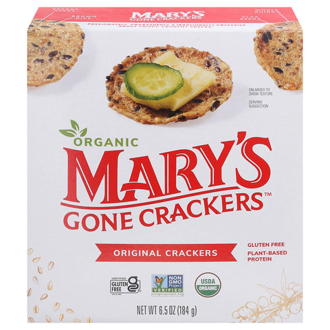 Mary's Gone Crackers Organic Original Crackers 6.5 oz - 6 Pack