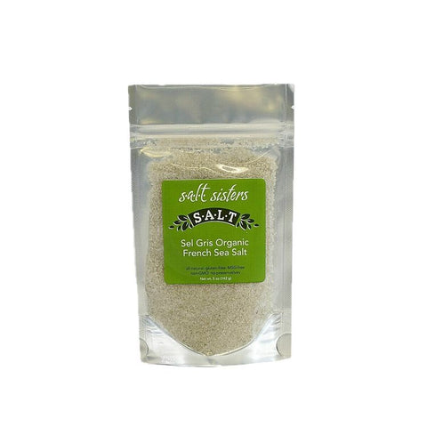 s.a.l.t. sisters Sel Gris French Sea Salt - 5 OZ 6 Pack