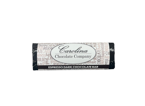 Carolina Chocolate Company Dark Chocolate espresso Bar - 1.3 OZ 24 Pack