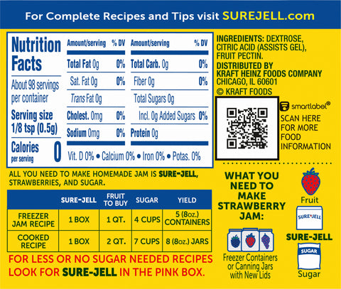 Sure Jell Premium Fruit Pectin 1.75 OZ