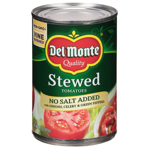 Del Monte Tomatoes Stewed No Salt Added 14.5 OZ
