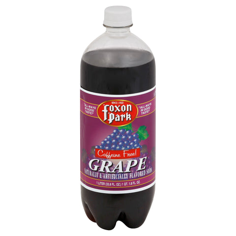 Foxon Park Grape Soda - 33.8 FZ 12 Pack