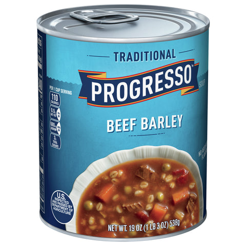 Progresso Traditional Soup Beef Barley 19 OZ