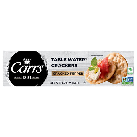 Carr's Crackers Table Water Cracked Pepper 4.25 OZ
