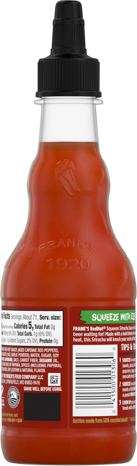 Frank's Redhot Squeeze Sriracha Sauce 12 FZ