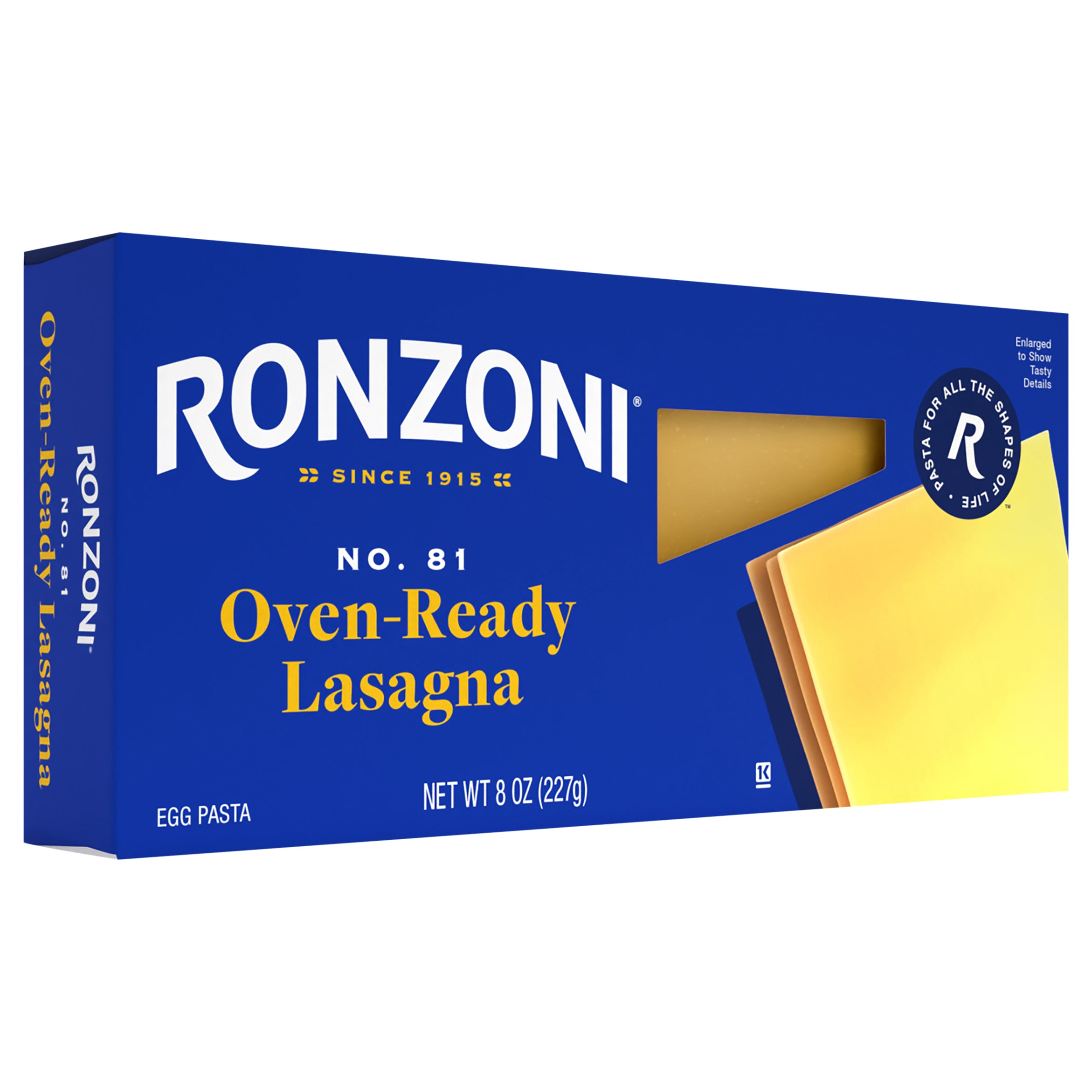 Ronzoni Oven Ready Lasagna - 8 OZ 12 Pack – StockUpExpress