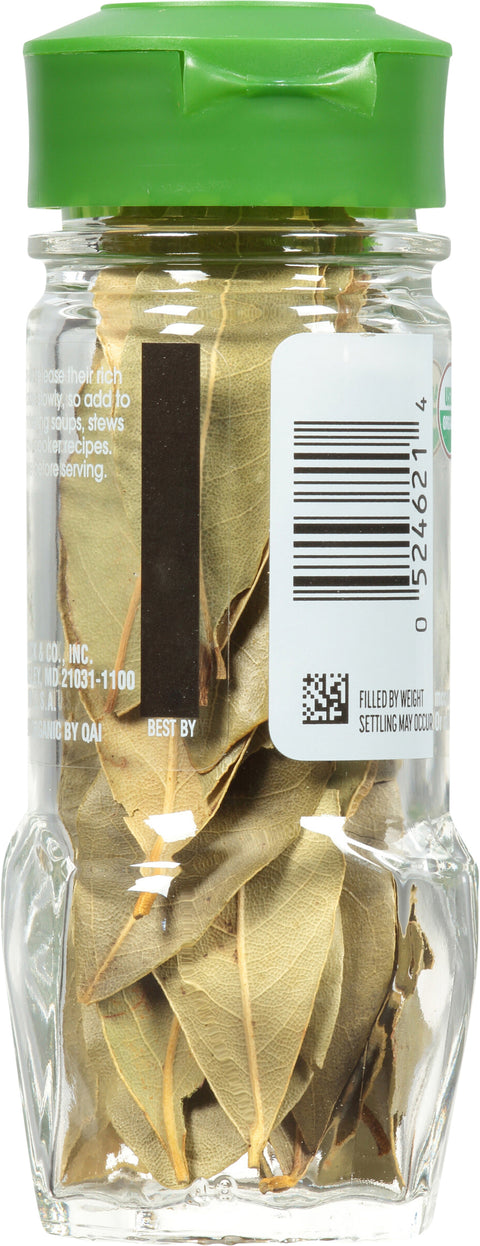 McCormick Gourmet Organic Turkish Bay Leaves 0.18 OZ