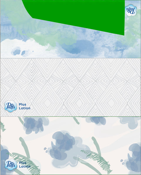 Puffs Plus Family Facial Tissues 372 CT