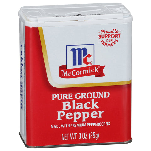 Mccormick Black Ground Pepper 3 OZ