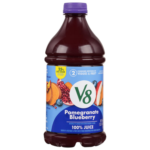 V8 100% Juice Fusion Pomegranate Blueberry 46 FZ