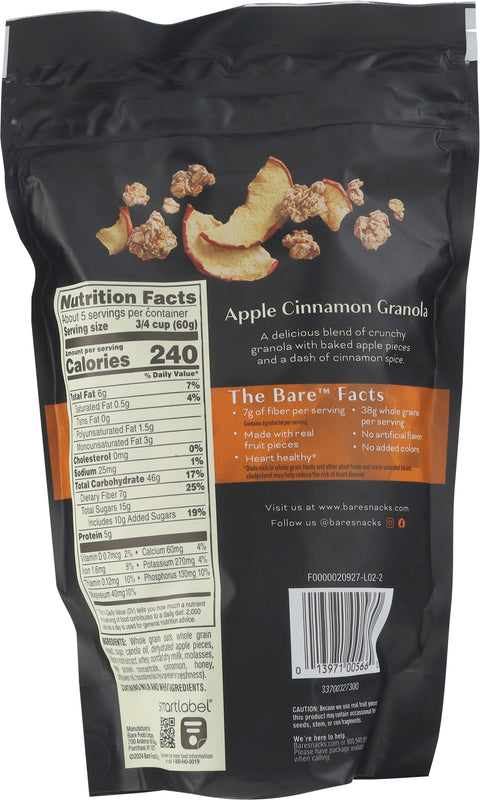 Bare Apple Cinnamon Granola 11 oz