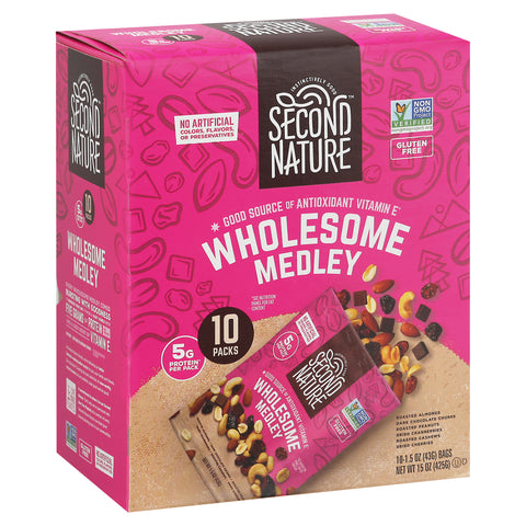 Second Nature Wholesome Medley 10 - 1.5 oz Bags - 4 Pack