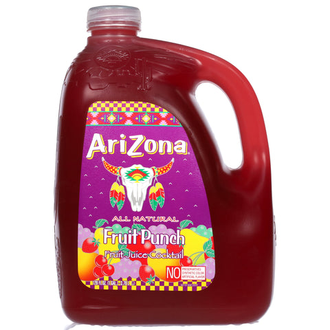 AriZona All Natural Fruit Punch Fruit Juice Cocktail 128 fl oz