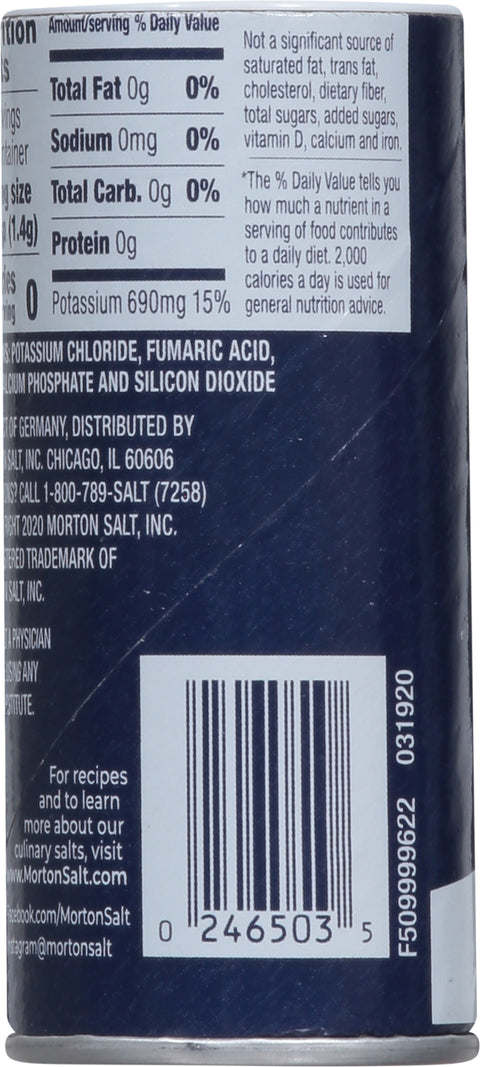 Morton Salt Substitute 3.12 OZ