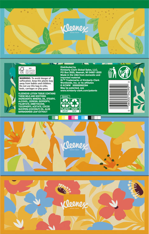 Kleenex Facial Tissues Soothing Lotion 480 CT