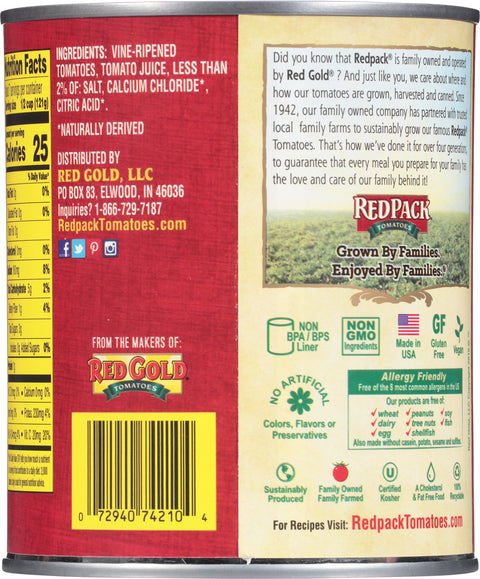 Redpack Tomatoes 28 oz