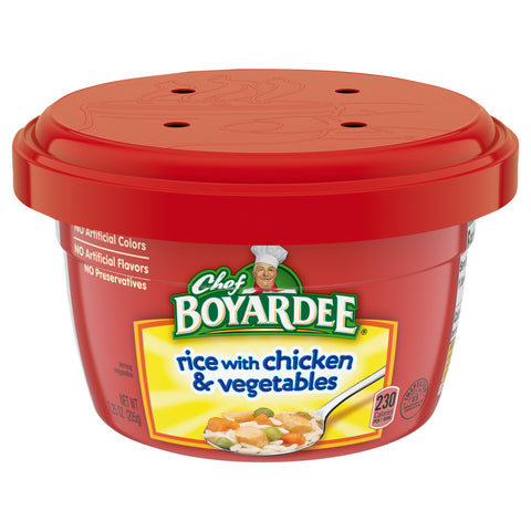Chef Boyardee Microwavable Rice With Chicken & Vegetables 7.25 OZ