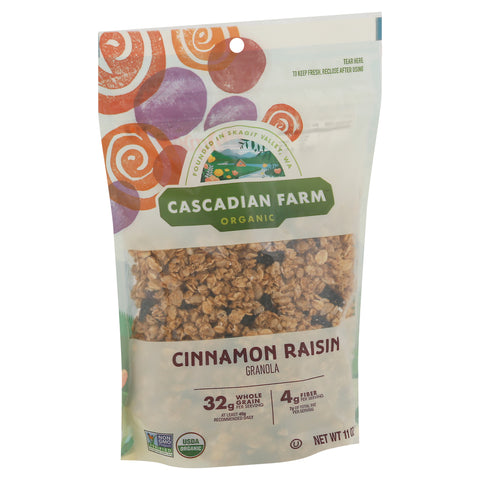 Cascadian Farm Organic Cinnamon Raisin Cereal 11 OZ