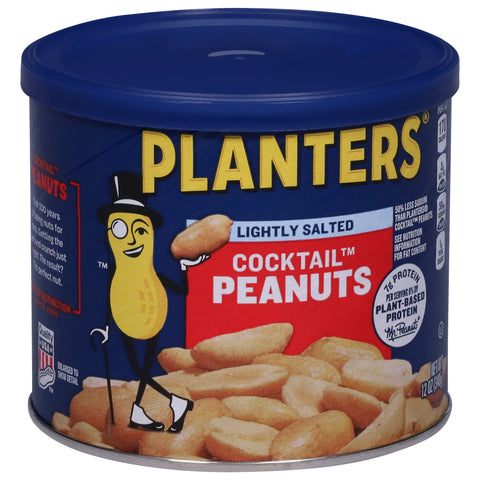 Planter's Cocktail Peanuts Low Salt 12 OZ