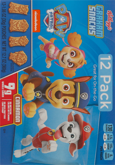 Keebler Paw Patrol Graham Snacks Cinnamon 12.7 OZ