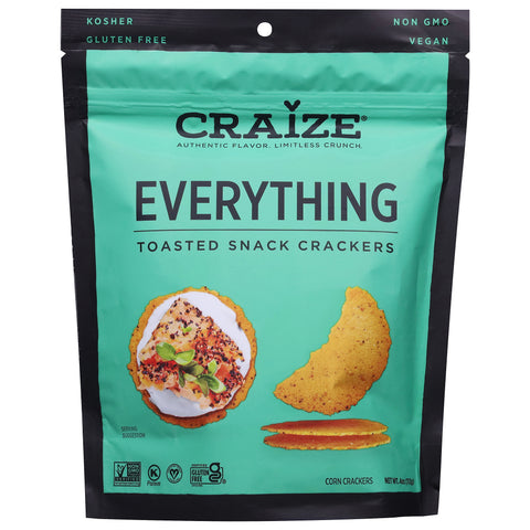 Craize Everything Toasted Snack Crackers 4 oz